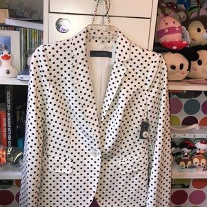 Polka Dot Blazer🤍🖤